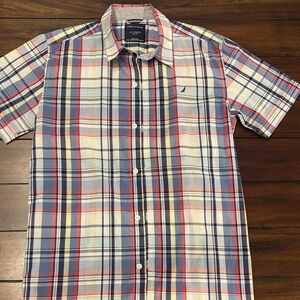 Nautica Kid’s Multicolor Plaid Button-Down Shirt